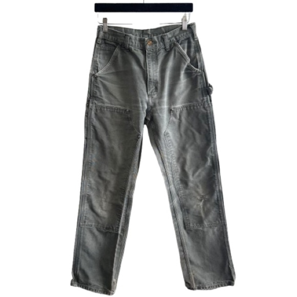 Carhartt Men's Green Double Knee Carpenter Jeans